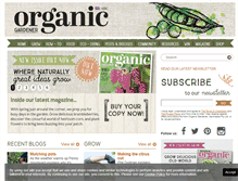 Tablet Screenshot of organicgardener.com.au